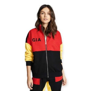 I.AM.GIA Blaster Colourblock Zip Up Fleece Lined Jacket 90s Streetwear Small